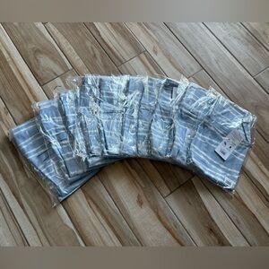 10 New Blue Tie Dye Leggings Size L